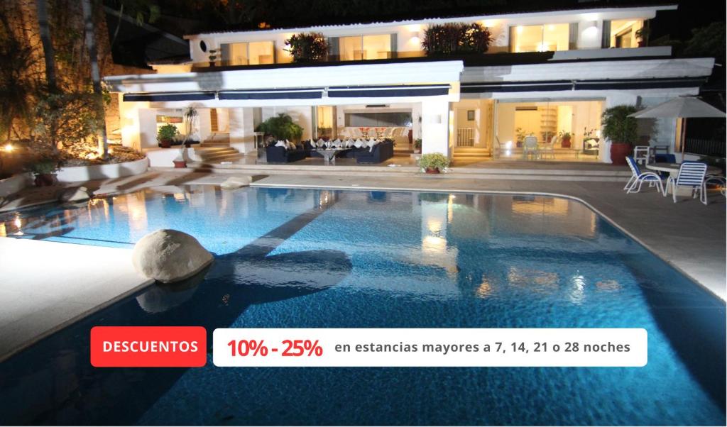 Hermosa villa con 5 habitaciones en el exclusivo fraccionamiento las brisas Acapulco